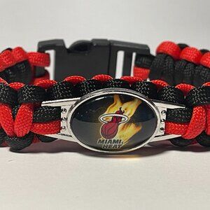 Miami Heat NBA Paracord Bracelet NEW
